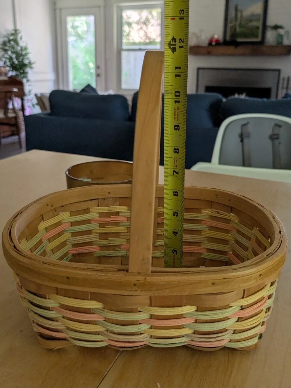 90's Longaberger Spring Woven Basket‎